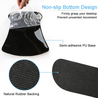 Keyboard Wrist Rest Pad and Mouse Wrist Rest Support Mouse Pad Set, Non Slip Rubber Base Wrist Support with Ergonomic Raised Memory Foam for Easy Typing & Pain Relief, Tropical Leaves